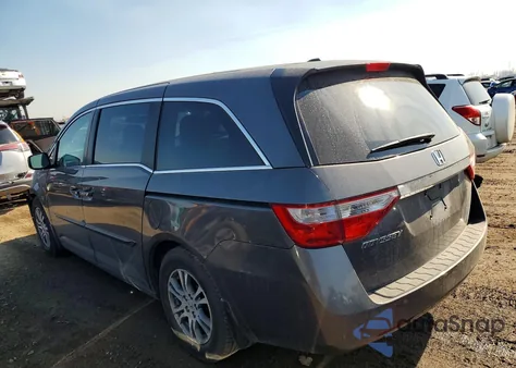 2012 Honda Odyssey Exl z USA, uszkodzony, nr VIN 5FNRL5H67CB055071